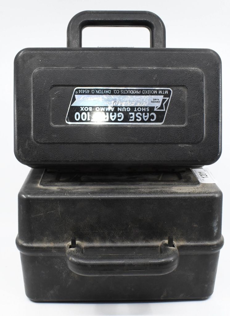 Lot 1201: 2 MTM Case Gard 100 Rd Shotshell Cases