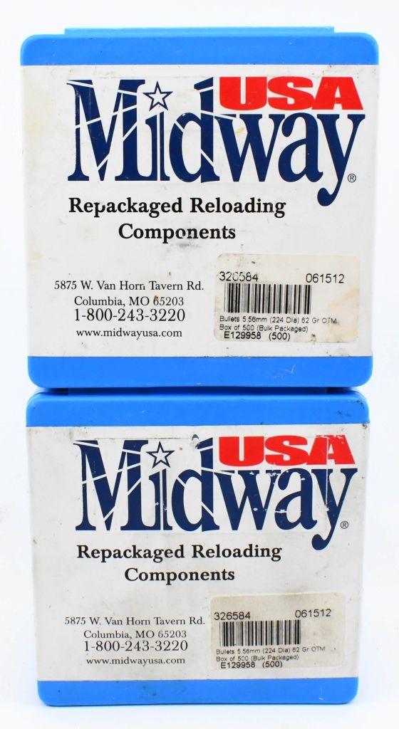Lot 1209: 1000 Count Of Midway 5.56 Bullet Tips