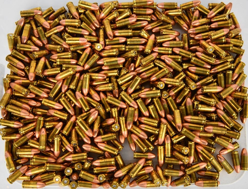 Lot 1210: 500 Rounds Of Federal 9mm Luger Ammunition