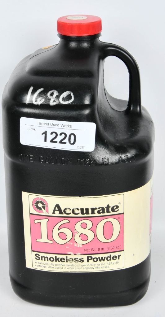Lot 1220: 8 Lbs of Accurate 1680 Smokeless Powder