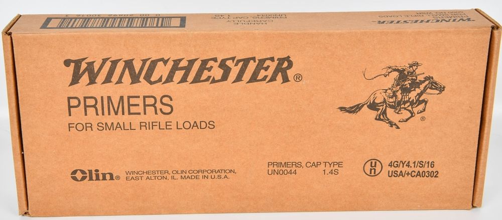 Lot 1244: 4000 Count Case of Winchester Small Rifle Primers