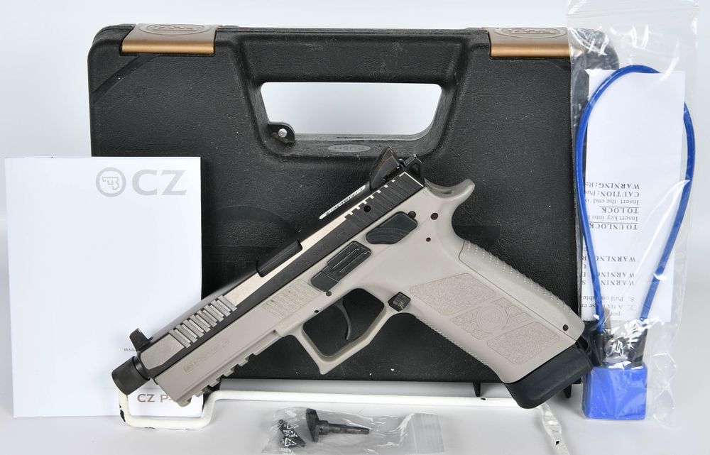 Lot 1332: CZ P-09 Suppressor Ready 9mm w/Threaded BBL