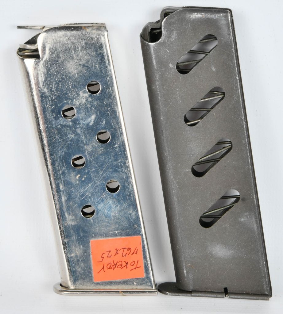 Lot 1343: One TOKAREV TT33 7.62x25 MAGAZINE 8 rd and one CZ