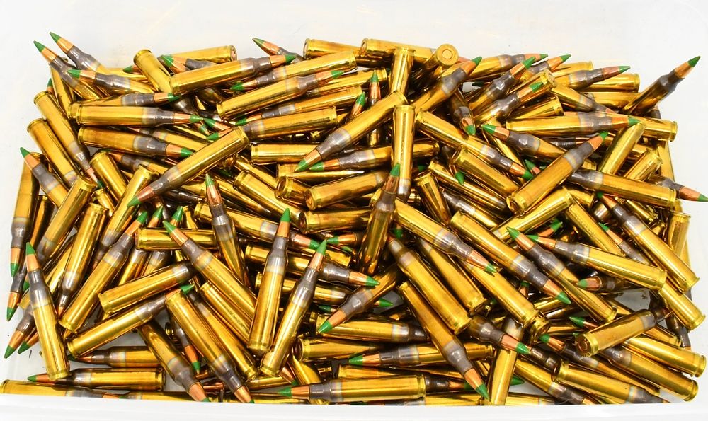 Lot 1348: 250 Rounds Of IMI 5.56mm M855 Ammunition