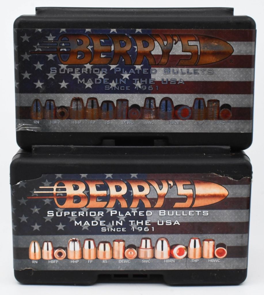 Lot 1383: 500 Count of Berry's 9mm 124 Grain Bullet Tips