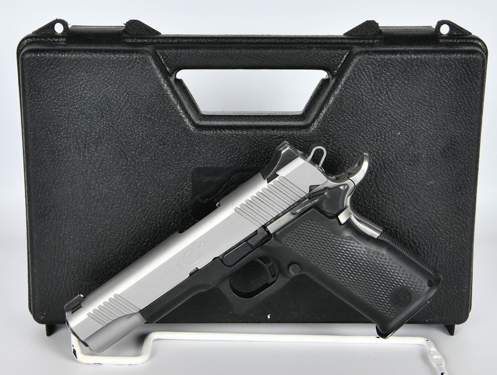 Lot 1392: Kimber Polymer Stainless Semi Auto Pistol .45 ACP