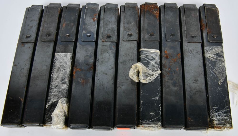Lot 1403: (10) VTG US Original WWII M3 Grease Gun .45 ACP