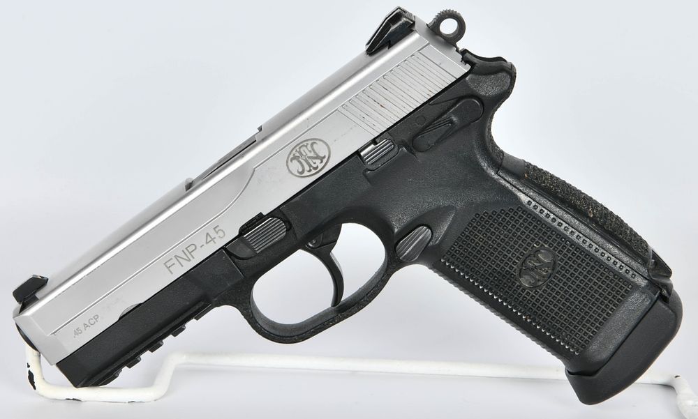 Lot 1410: FN Herstal FNP-45 Semi Auto Pistol .45 ACP