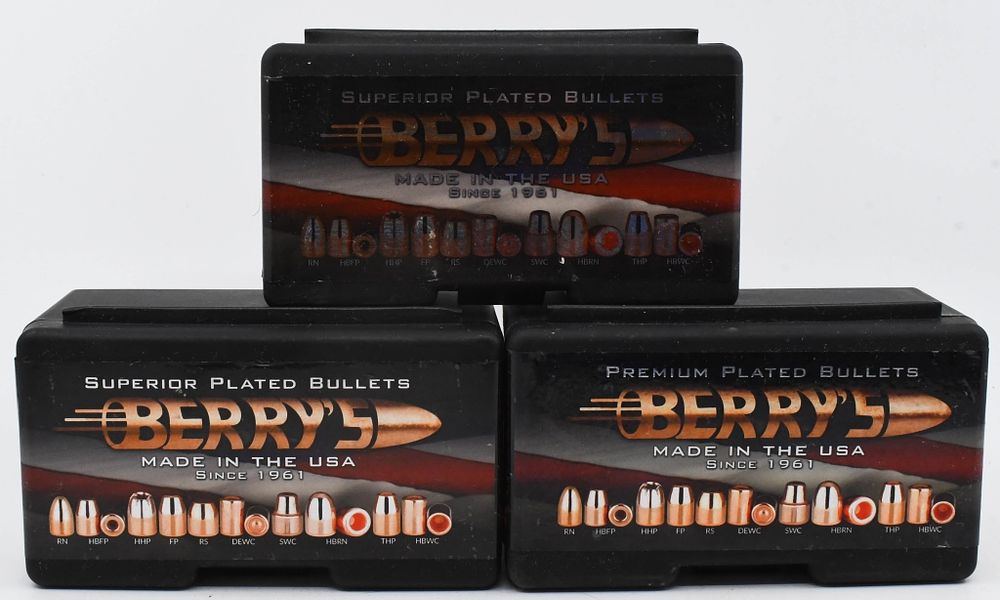 Lot 1443: 600 Count Of Berry's .40 Caliber Bullet Tips