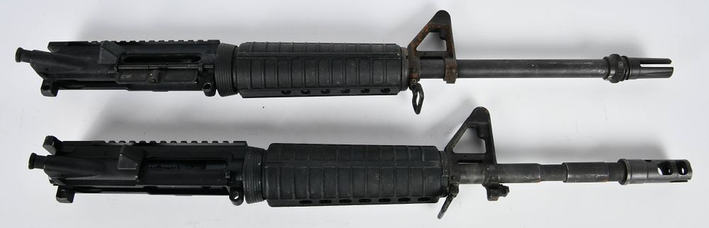 Lot 1448: (2) Armalite Style Complete Upper platforms