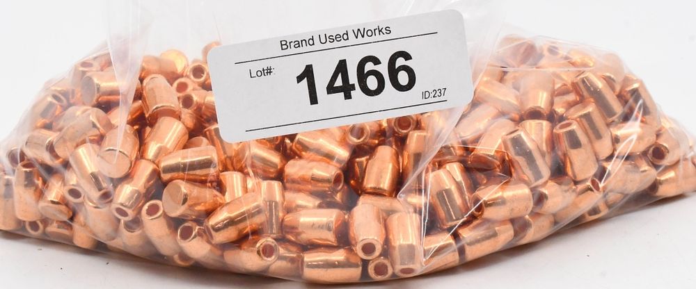 Lot 1466: 350 Count Of .40 Caliber HP Reloading Bullet Tips