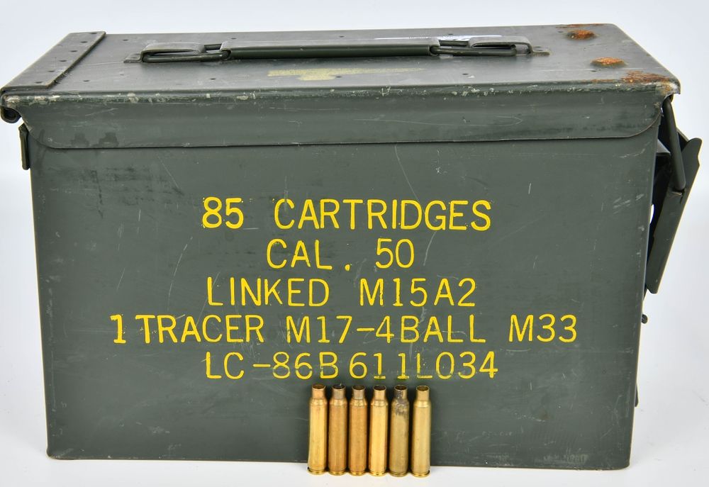 Lot 1472: Large Metal Ammo Can Of .223/5.56 Empty Brass