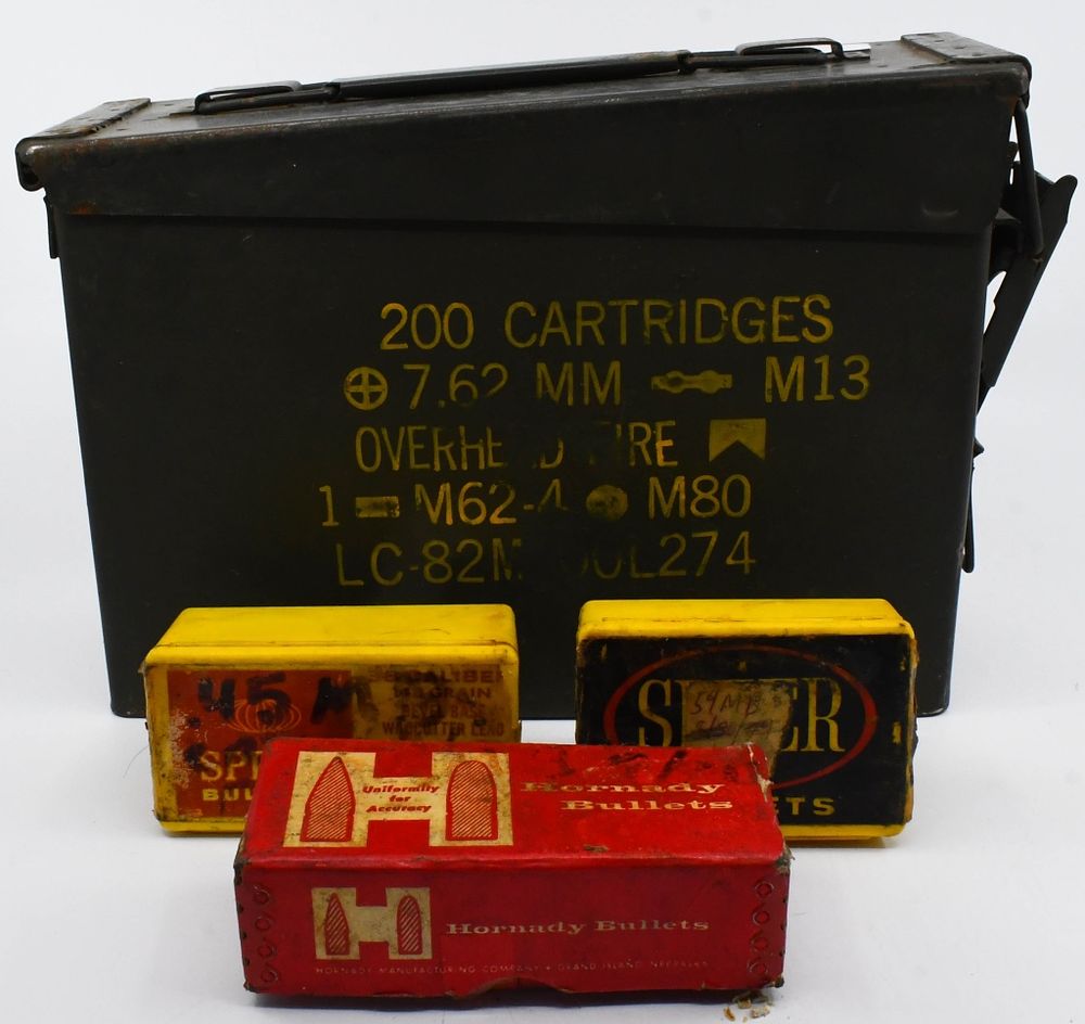 Lot 1526: Large Lot of Mixed .38 Caliber Reloading Bullet