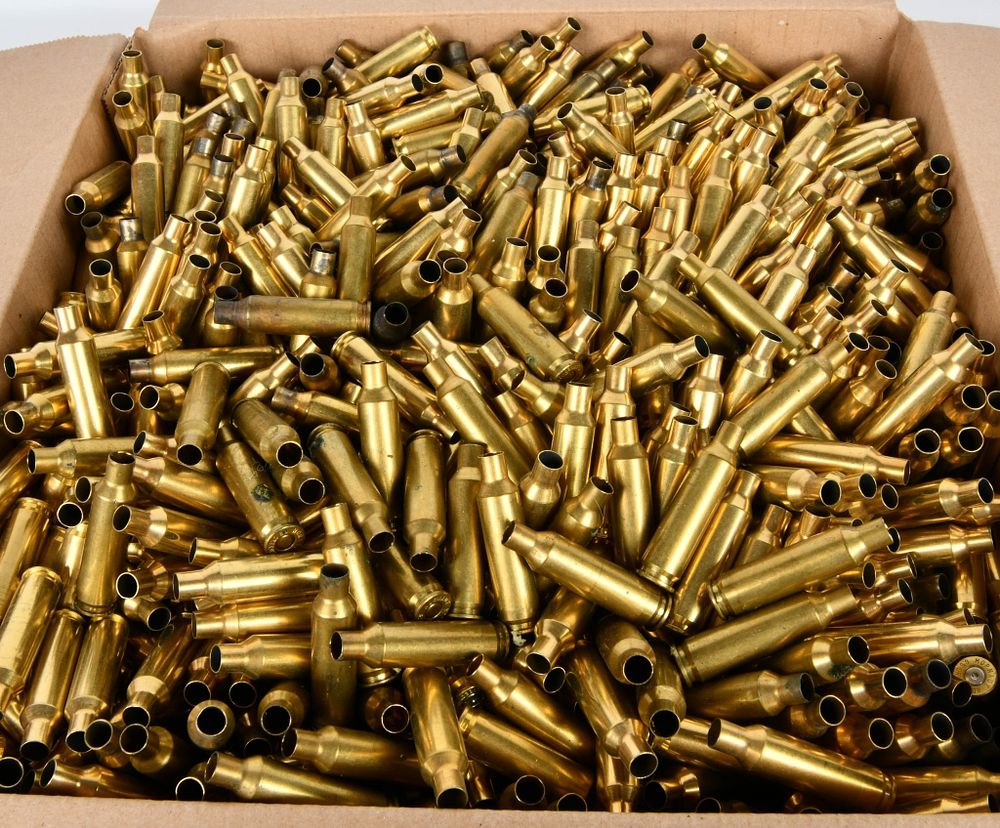 Lot 1562: 36 Lbs Of Mixed 6.5 Creedmoor Empty Brass Casings