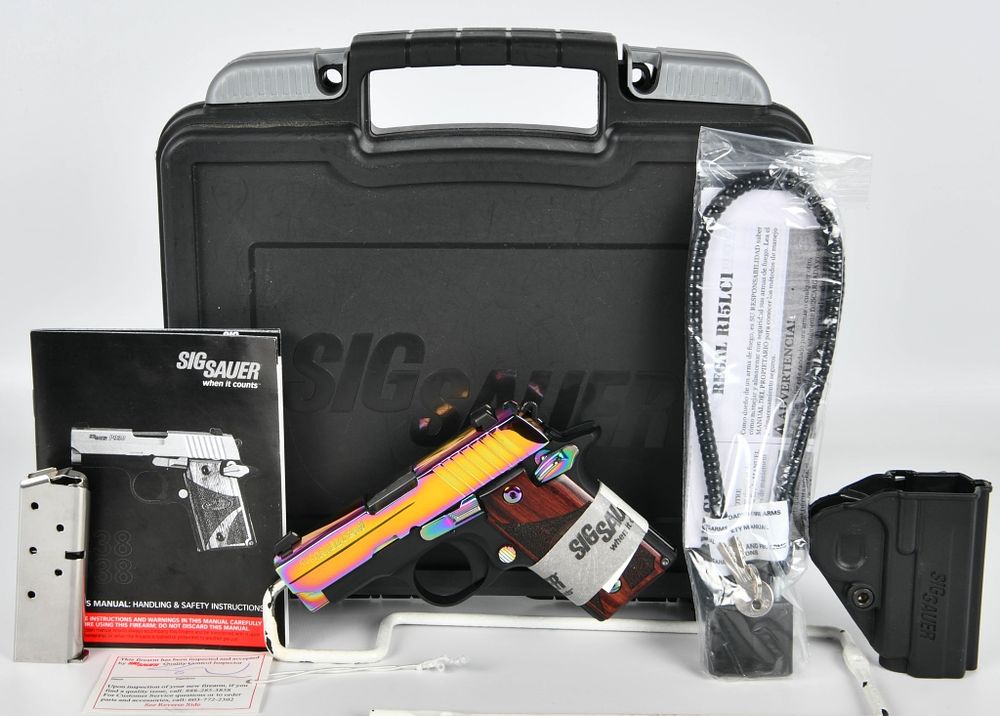 Lot 6: NEW SIG Sauer P238 Special Edition Titanium .380