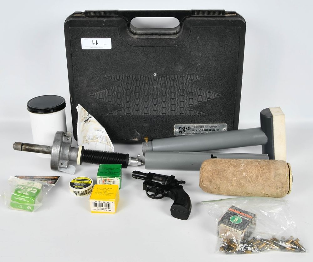 Lot 11: Dog Training Launcher Kit W/ Starting Pistol