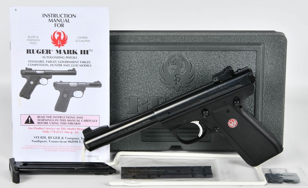 Lot 18: Ruger Target Model 22/45 MK III Semi Auto Pistol