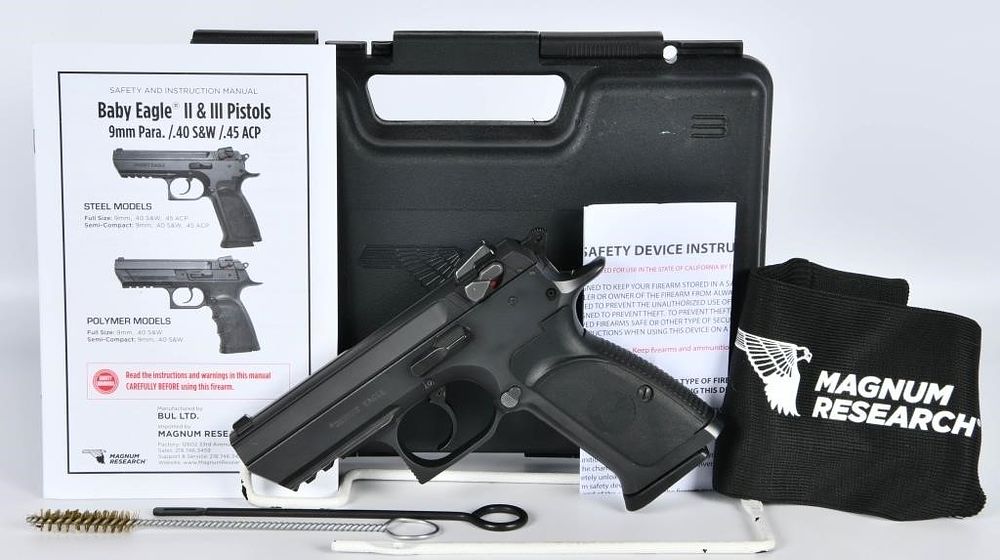 Lot 27: Magnum Research Baby Desert Eagle Semi-Auto .40