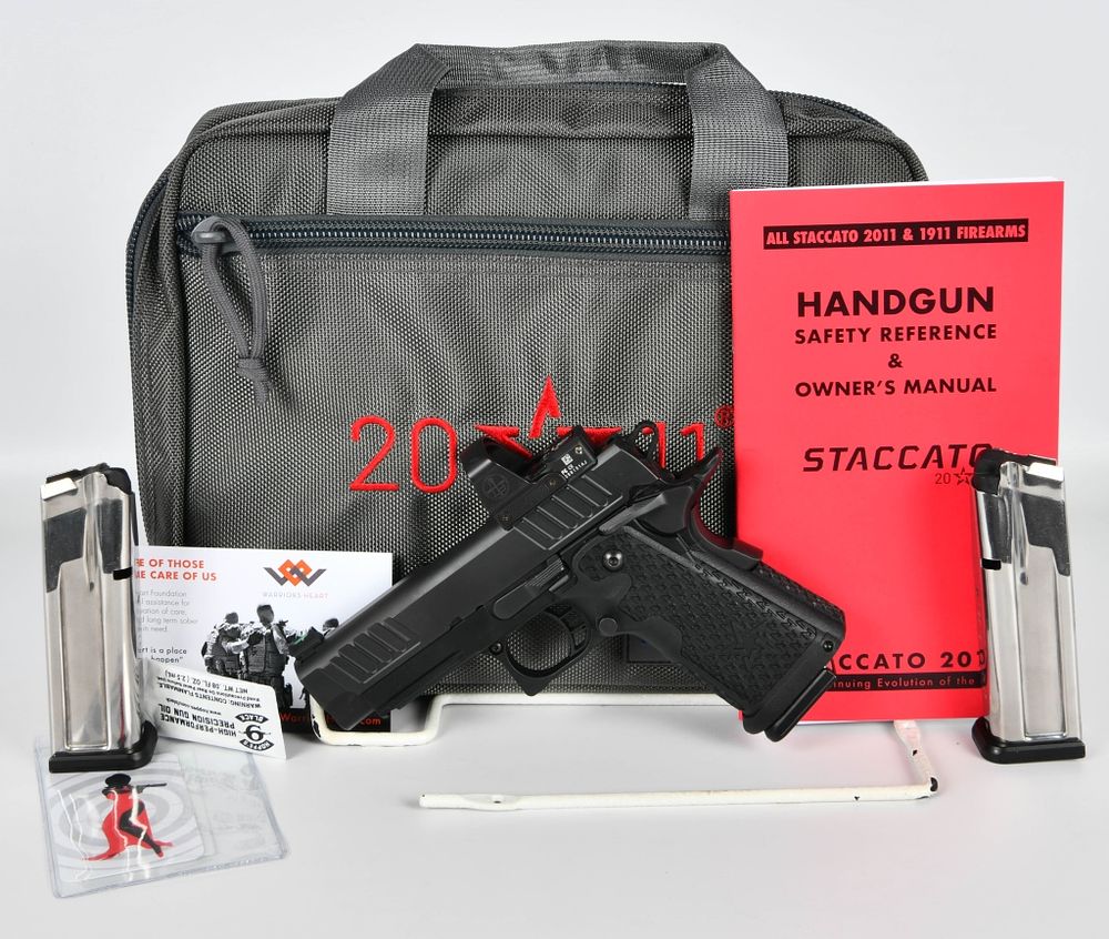 Lot 36: Staccato C2 DPO 9mm Semi Auto Pistol