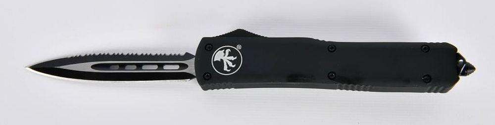 Lot 46: CLONE Microtech UTX-85 Apocalyptic Serrated Knife