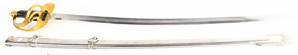 Lot 76: 39" Long Dress Sword W/ Scabbard