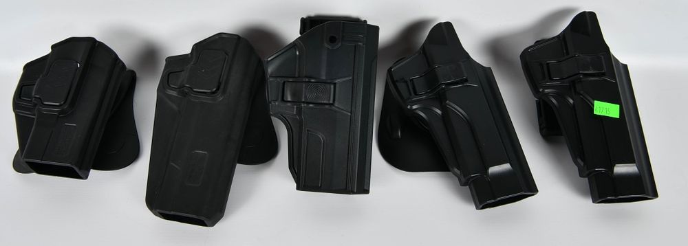 Lot 86: 5 New Polymer Pistol Holsters