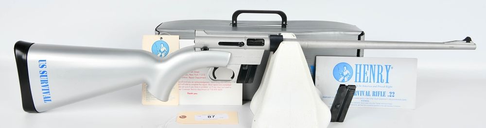 Lot 87: Henry AR-7 U.S. Survival Rifle Takedown .22 LR