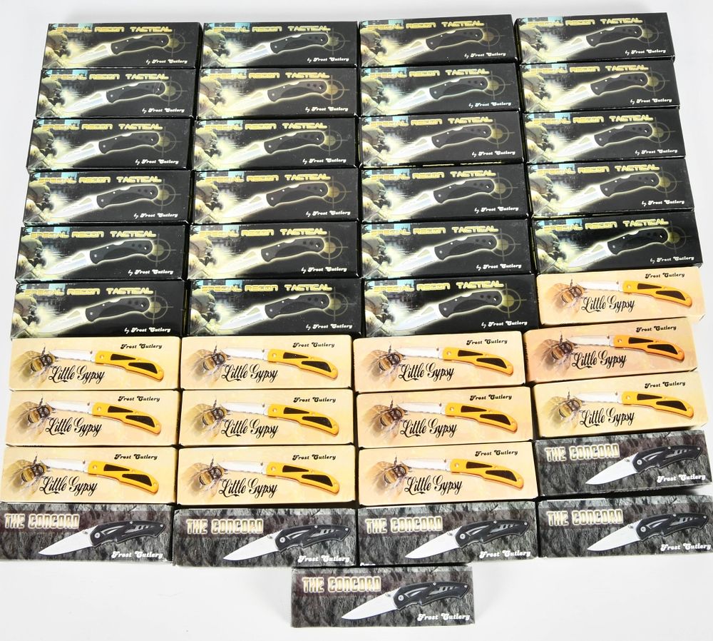 Lot 107: Lot of 41 New Folding Pocket Knives