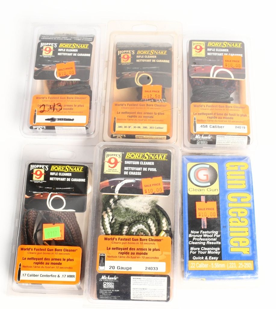 Lot 110: (6) various Boresnake w/various caliber