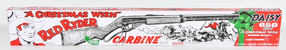 Lot 130: Red Ryder Daisy A Christmas Wish BB Gun, Wood