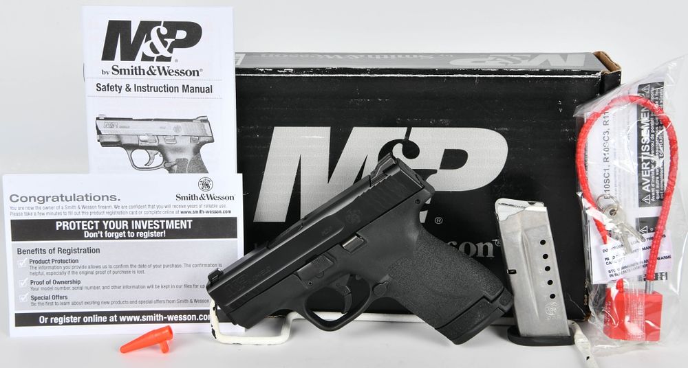 Lot 138: NEW Smith & Wesson M&P Shield M2.0 Pistol 9MM