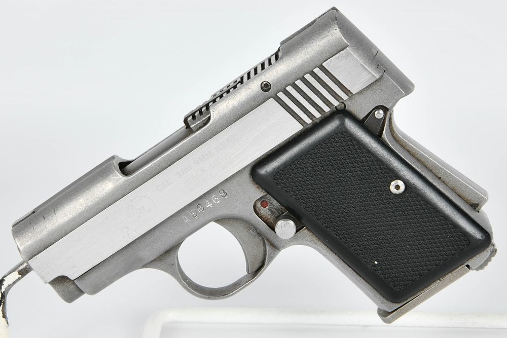 Lot 162: Scarce AMT .380 Back Up Semi Auto Pistol