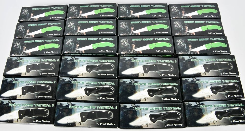 Lot 167: Lot of 24 New Folding Pocket Knives