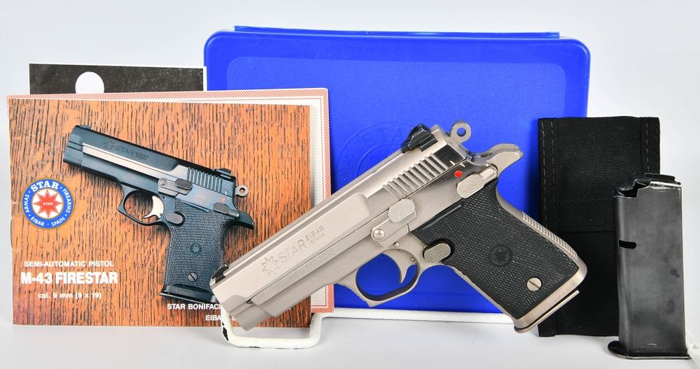 Lot 168: Star Arms M43 Firestar Semi Auto Pistol 9MM