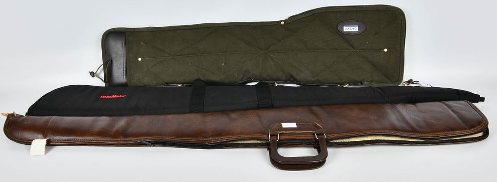 Lot 176: 3 Various Size Soft Padded Long Gun Cases