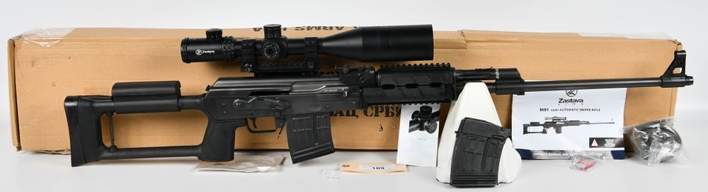 Lot 189: Zastava Arms PAP M91 SR Sniper Rifle 7.62x54R