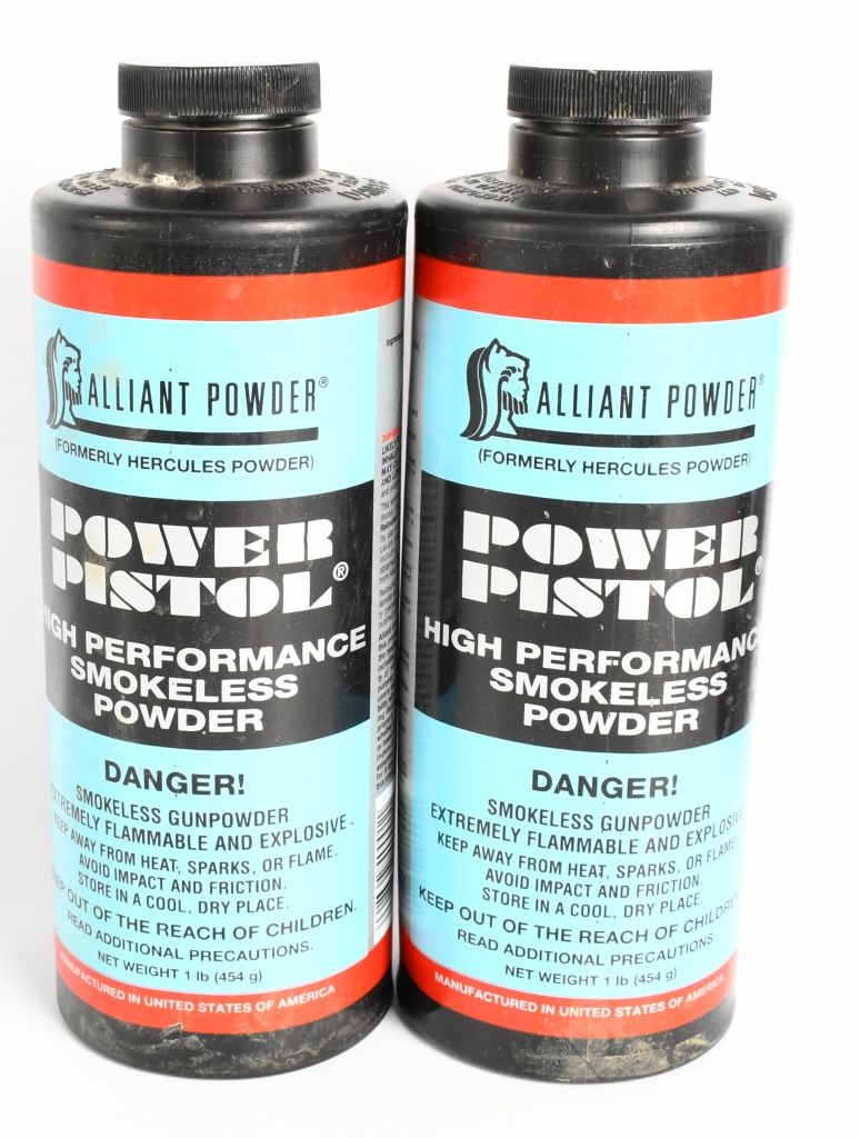 Lot 194: (2) bottles Alliant Powder Power Pistol 1lb each