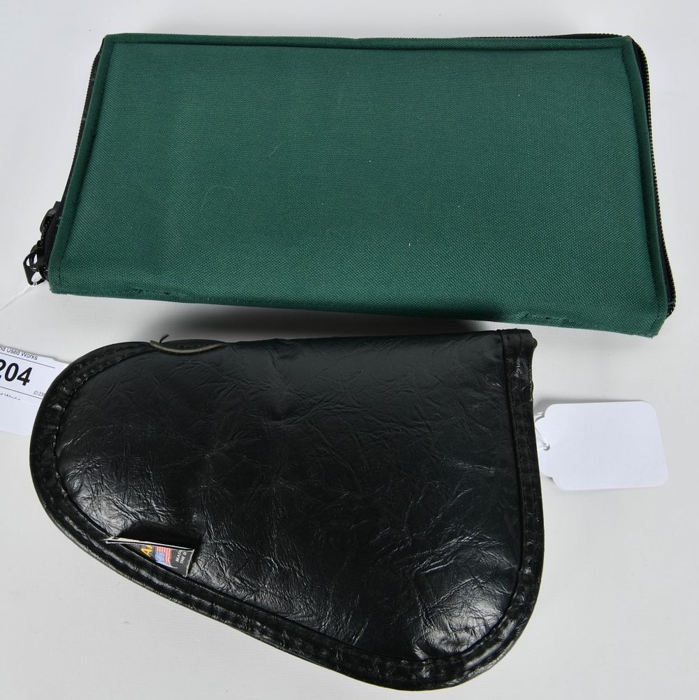 Lot 204: 2 Soft Padded Pistol Cases