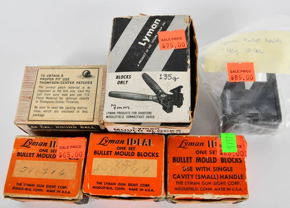 Lot 205: Vintage Lyman Bullet Mould Blocks