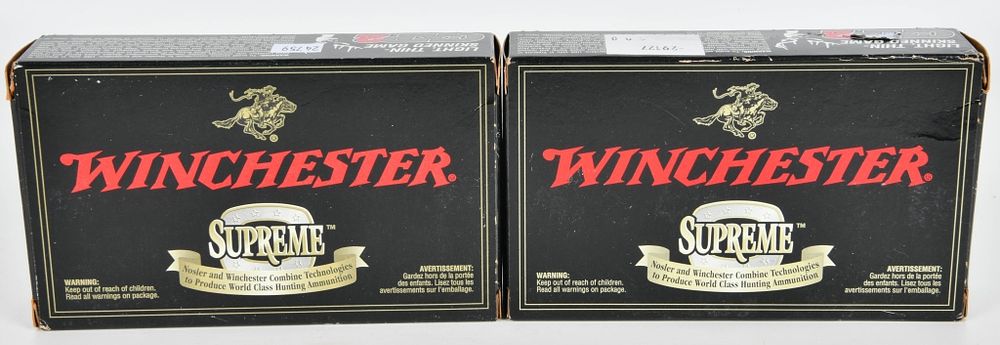 Lot 214: 40 rds 270 winchester 130 gr Ballistic Silvertip