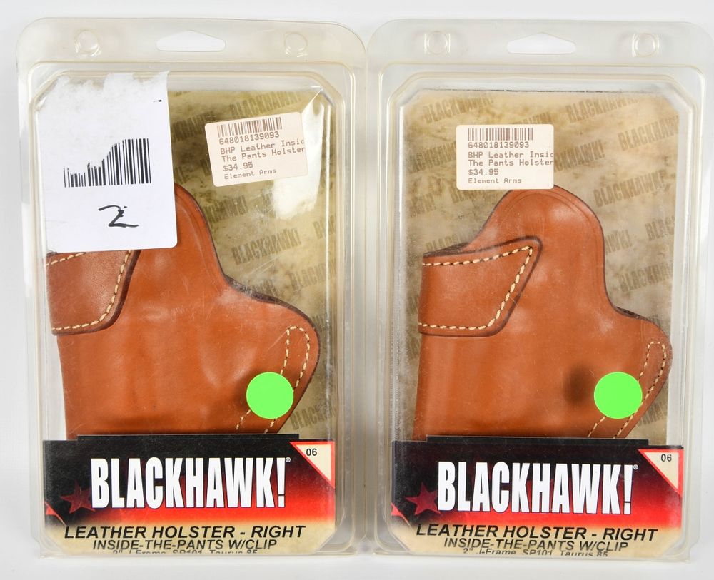 Lot 236: 2 New Blackhawk IWB Right Handed Holsters