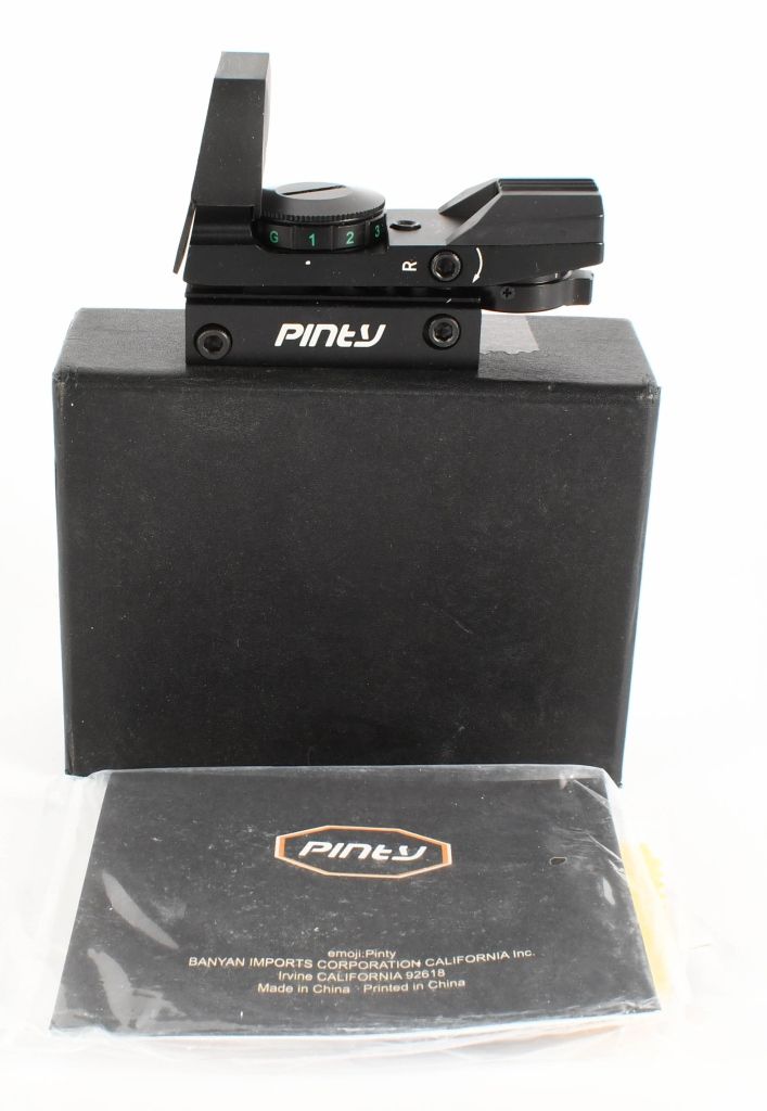 Lot 239: New in the Box Pinty Red Dot Sight