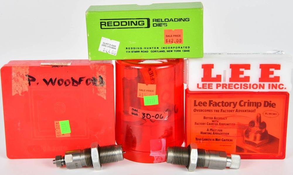 Lot 295: Large Lot of Various Reloading Dies