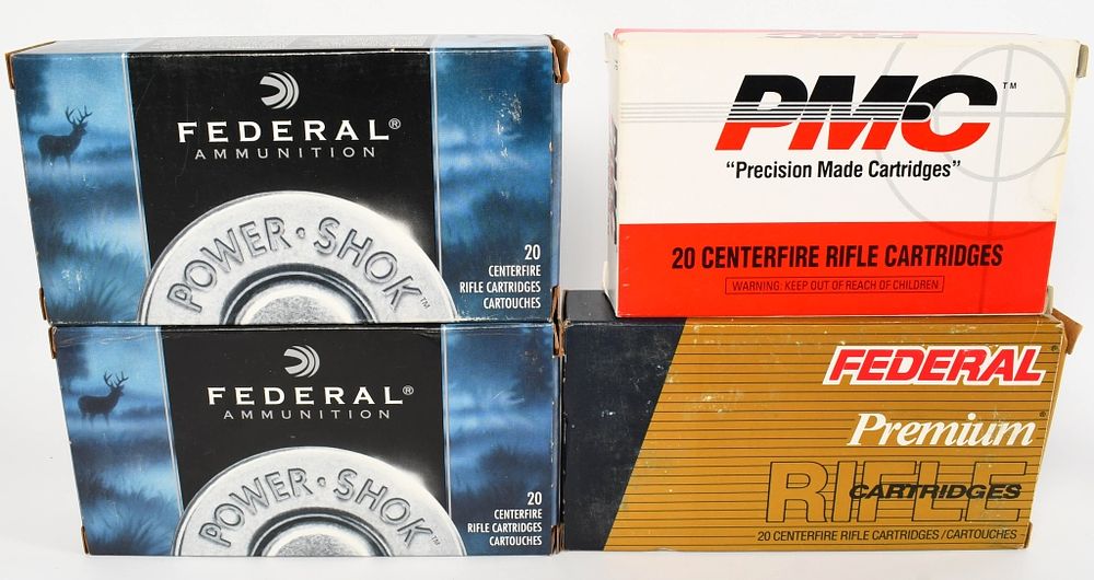 Lot 304: 76 rds 7mm Rem mag ammo various mfg