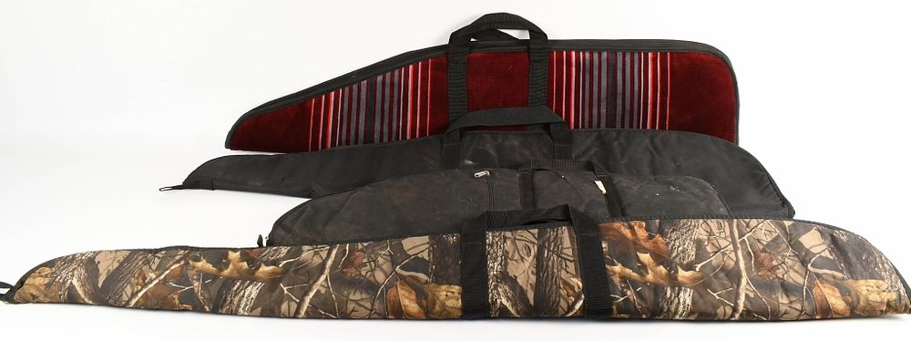 Lot 316: (4) Rifle/Shotgun padded soft cases