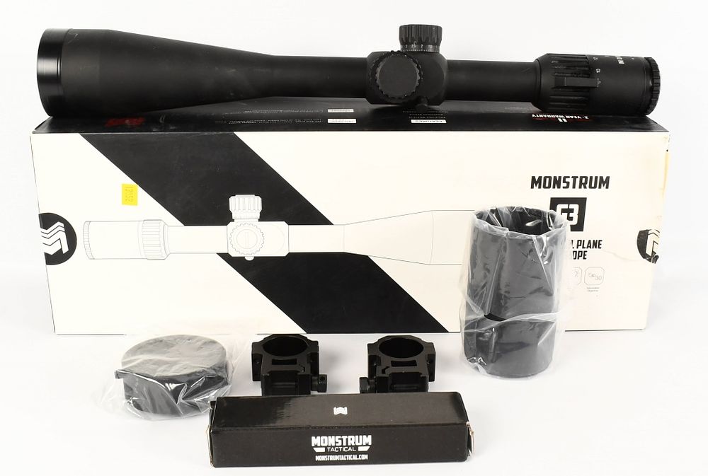 Lot 389: Monstrum G3 8-32x56 First Focal Plane Riflescope