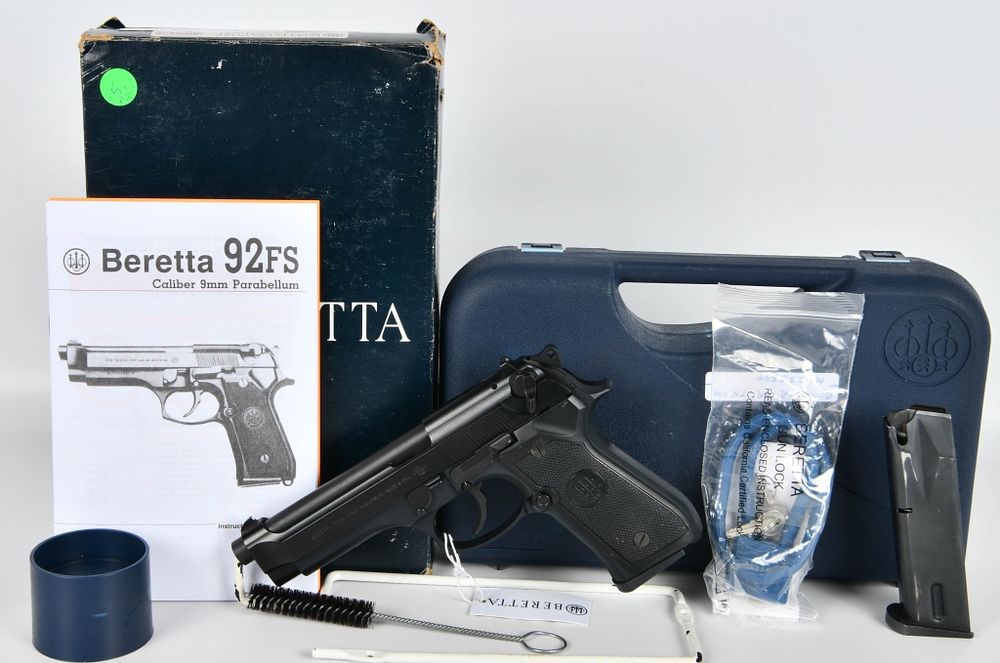 Lot 396: Brand New Beretta M9 Semi Auto Pistol 9MM