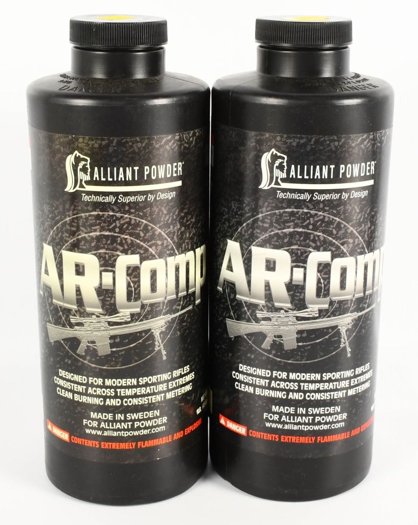 Lot 404: (2) Alliant Powder AR-COMP Sporting Rifle Powder
