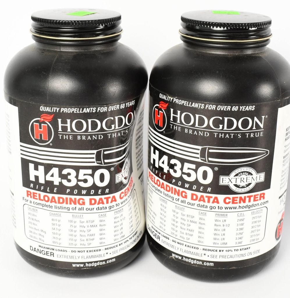 Lot 422: Hodgdon H4350 Rifle Powder