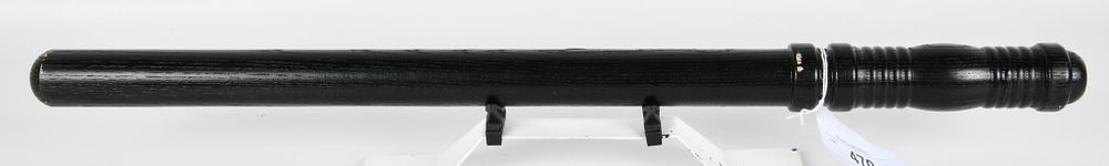 Lot 470: Riot Police Patrol Billy Club Real Wood Truncheon